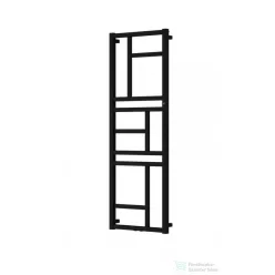   AREZZO design ROCKWALL BLACK törölközőszárító radiátor, matt fekete AR-RO11050B