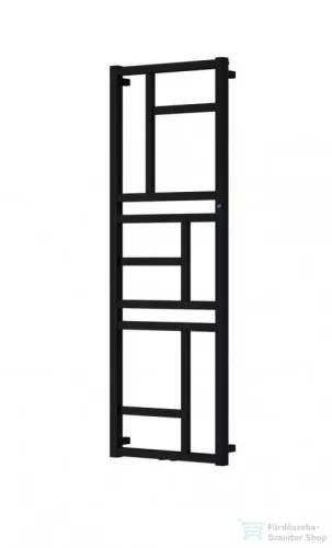 AREZZO design ROCKWALL BLACK törölközőszárító radiátor, matt fekete AR-RO11050B