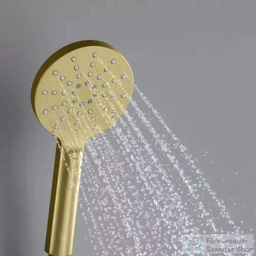 Arezzo Design ASTRO 3 funkciós kézizuhany, szálcsiszolt arany AR-S2008BG