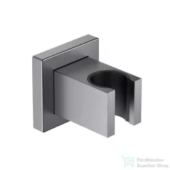   AREZZO design szögletes kézizuhany tartó, gun metal AR-SB01GM