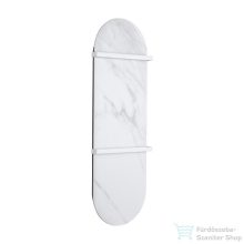   AREZZO design STONELINE ROUND 900x300 kőhatású elektromos törölközőszárító radiátor, fehér AR-SLR900300W