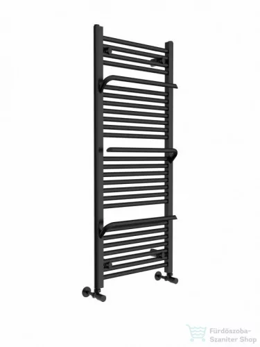AREZZO design SMART ANTRACIT 1200x500 törölközőszárító radiátor, matt fekete AR-SM12050A