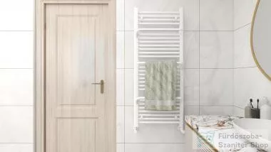 AREZZO design SMART WHITE 1200x500 törölközőszárító radiátor, fehér AR-SM12050W