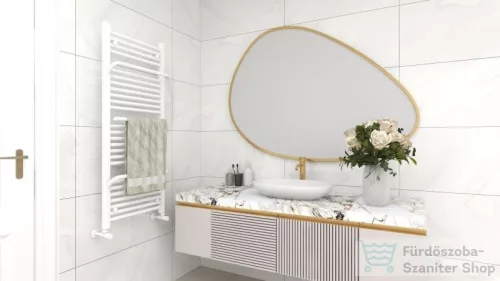 AREZZO design SMART WHITE 1200x500 törölközőszárító radiátor, fehér AR-SM12050W