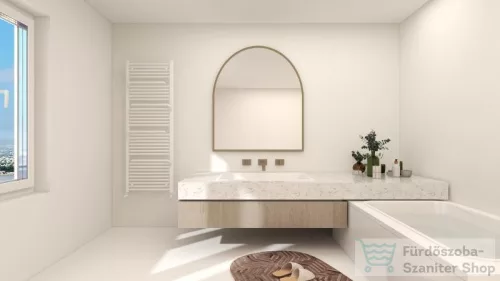 AREZZO design SMART WHITE 1510x550 törölközőszárító radiátor, fehér AR-SM15055W