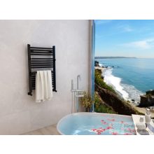   AREZZO design SMART ANTRACIT 800x500 törölközőszárító radiátor, matt fekete AR-SM8050A