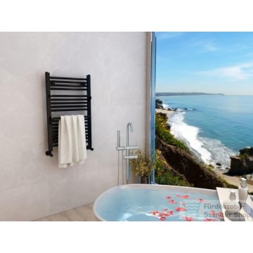   AREZZO design SMART ANTRACIT 800x500 törölközőszárító radiátor, matt fekete AR-SM8050A