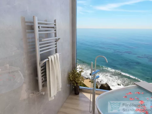 AREZZO design SMART WHITE 800x500 törölközőszárító radiátor, fehér AR-SM8050W