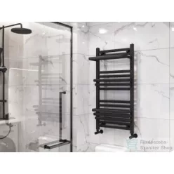   AREZZO design STEP BLACK 1000x500 törölközőszárító radiátor, matt fekete AR-SP10050B
