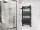 AREZZO design STEP BLACK 1000x500 törölközőszárító radiátor, matt fekete AR-SP10050B