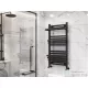 AREZZO design STEP BLACK 1000x500 törölközőszárító radiátor, matt fekete AR-SP10050B