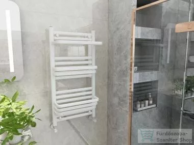 AREZZO design STEP WHITE 1000x500 törölközőszárító radiátor, fehér AR-SP10050W