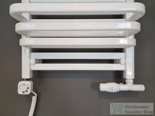 AREZZO design SPEARPEX termosztátos radiátor szelep, fekete, bal AR-SPEARPEX-B-L