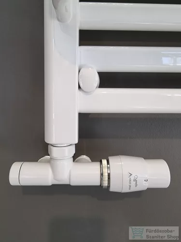 AREZZO design SPEARPEX termosztátos radiátor szelep, fekete, jobb AR-SPEARPEX-B-R