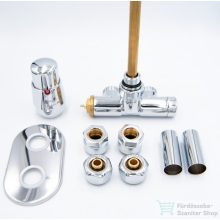   AREZZO design SPEARPEX termosztátos radiátor szelep, króm, bal AR-SPEARPEX-CR-L