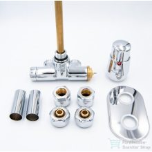   AREZZO design SPEARPEX termosztátos radiátor szelep, króm, jobb AR-SPEARPEX-CR-R