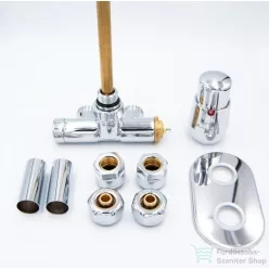   AREZZO design SPEARPEX termosztátos radiátor szelep, króm, jobb AR-SPEARPEX-CR-R