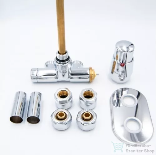AREZZO design SPEARPEX termosztátos radiátor szelep, króm, jobb AR-SPEARPEX-CR-R