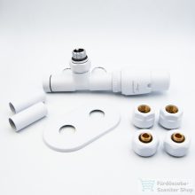   AREZZO design SPEARPEX termosztátos radiátor szelep, fehér, jobb AR-SPEARPEX-W-R