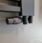 AREZZO design VARIOPEX termosztátos radiátor szelep, fekete, jobb AR-VARIOPEX-B-R