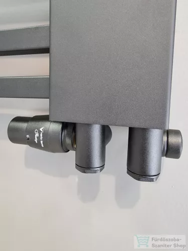 AREZZO design VARIOPEX termosztátos radiátor szelep, fekete, jobb AR-VARIOPEX-B-R