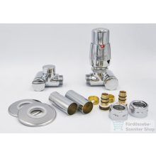   AREZZO design VARIOPEX termosztátos radiátor szelep, króm, jobb AR-VARIOPEX-CR-R