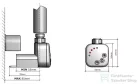 AREZZO design fix bekötésű fűtőpatron, 300W, fehér AR-VT300WFIX