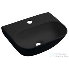   Sapho SMALL NERISSA kerámiamosdó, 41,5x12,5x28,5cm, matt fekete (AR265B)