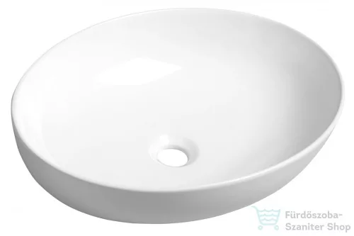 Sapho OFELIE kerámiamosdó, pultra szerelhető, túlfolyó nélkül, 51,5x14,5x39cm (AR433)