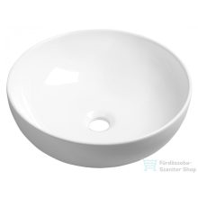   Sapho RONDANE pultra szerelhető kerámiamosdó, túlfolyó nélkül, 40x13,5cm (AR435)