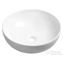   Sapho RONDANE pultra szerelhető kerámiamosdó, túlfolyó nélkül, 40x13,5cm (AR435)