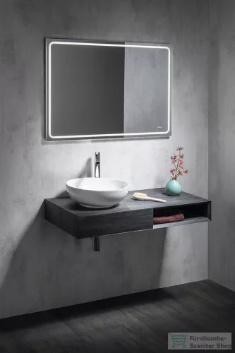 Sapho RONDANE pultra szerelhető kerámiamosdó, túlfolyó nélkül, 40x13,5cm (AR435)