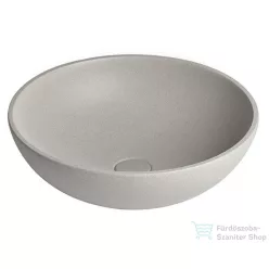 Sapho TURF beton mosdó, átm:44cm, fehér homokkő (AR437)