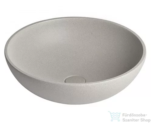 Sapho TURF beton mosdó, átm:44cm, fehér homokkő (AR437)
