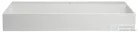 Sapho QUADRADO beton mosdó lefolyóval, 96x44cm, fehér homokkő (AR467)