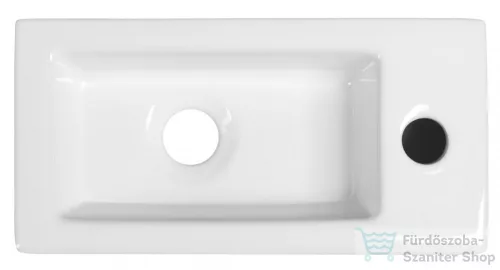 Sapho ZOE kerámiamosdó, jobbos, 37x9x18cm (AR495)