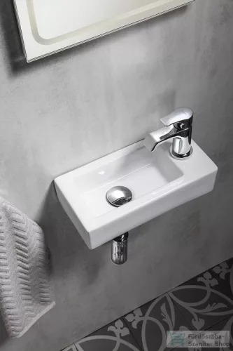 Sapho ZOE kerámiamosdó, jobbos, 37x9x18cm (AR495)
