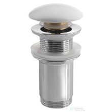   Sapho Klik-klak mosdólefolyó túlfolyó nélkül, fehér kerámia fedéllel (AR900)