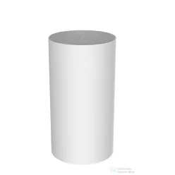   Sapho OASIS LED mosdótartó szekrény dekor világítással,átm.:400x745 mm, matt fehér (AS708-31)