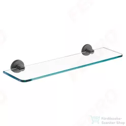 Ferro SMILE üvegpolc, gun metal ASM13GM