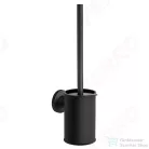 Ferro SMILE fali WC-kefe tartóval, fekete ASM14BL