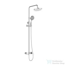   Invena DOKOS zuhanyrendszer kádtöltő csapteleppel,króm AU-19-B01-V