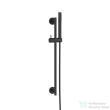   Invena ALONIA rudas zuhanyszett, PVD fényes fekete AU-70-Z04-V