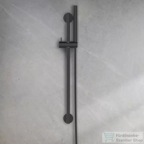 Invena ALONIA rudas zuhanyszett, PVD fényes fekete AU-70-Z04-V