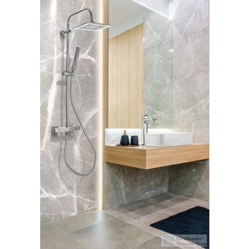 Invena SVART termosztátos zuhanyrendszer,króm AU-85-001-X