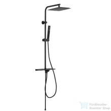   Invena SVART BASIC zuhanyrendszer csaptelep nélkül,matt fekete AU-85-D04-X