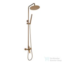   Invena NERI PLUS zuhanyrendszer 25 cm-es esőztetővel,réz AU-P9-B14-L