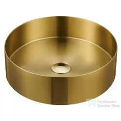   Sapho AURUM mosdó klik-klak lefolyóval, 38cm, arany (AU201)