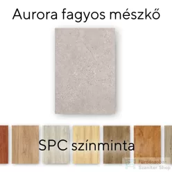   Leziter Aurora fagyos mészkő Vinyl SPC padló minta/db AUR-MINT