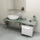 Sapho AVICE pult, 140x50cm, aquamarine (AV1406)